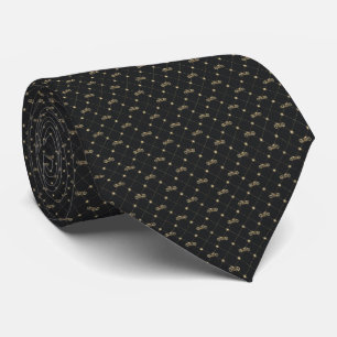 Gold Motorcycle Tie