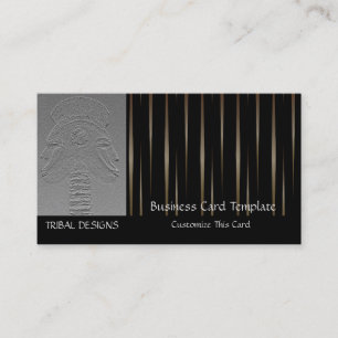Gold Museum African Mask Tribal Art Business Card