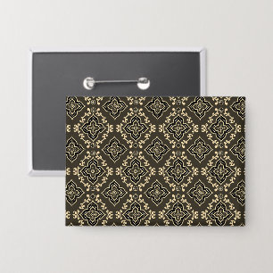 Gold n Brown Geometric Pattern / Indian Print