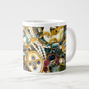 Gold 'N Ivory Large Coffee Mug