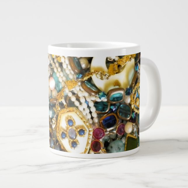 Gold 'N Ivory Large Coffee Mug (Front Right)
