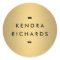 Gold Name Logo Sticker