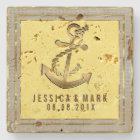 Gold Nautical Anchor Gold Frame