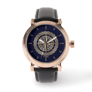 Gold Nautical Watch