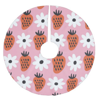 Gold neon, abstract colourful lights. brushed polyester tree skirt