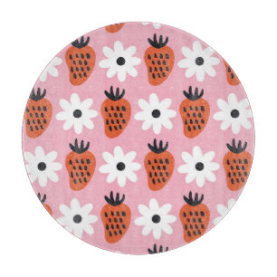 Gold neon, abstract colourful lights. cutting board