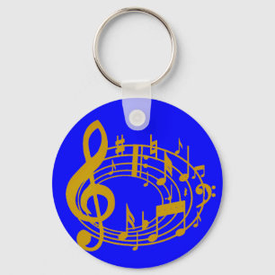 Gold Notes_ Keychain