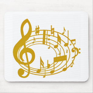 Gold Notes_ Mouse Pad