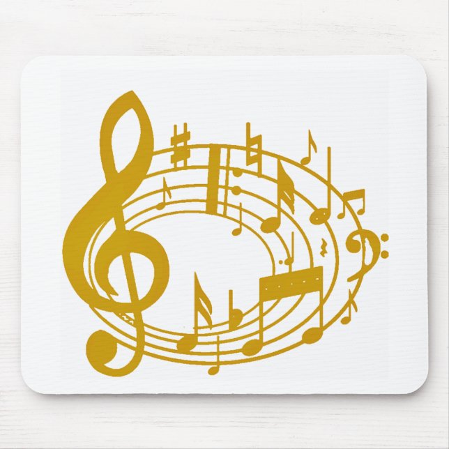 Gold Notes_ Mouse Pad (Front)