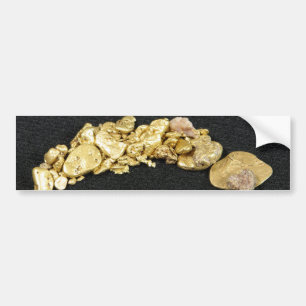 Gold Nuggets Bumper Sticker