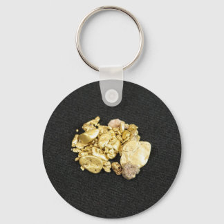 Gold Nuggets Keychain