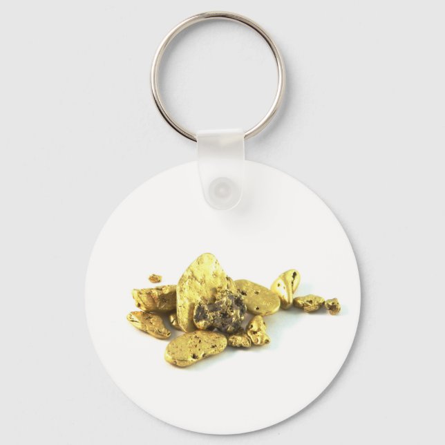 Gold Nuggets Keychain (Front)