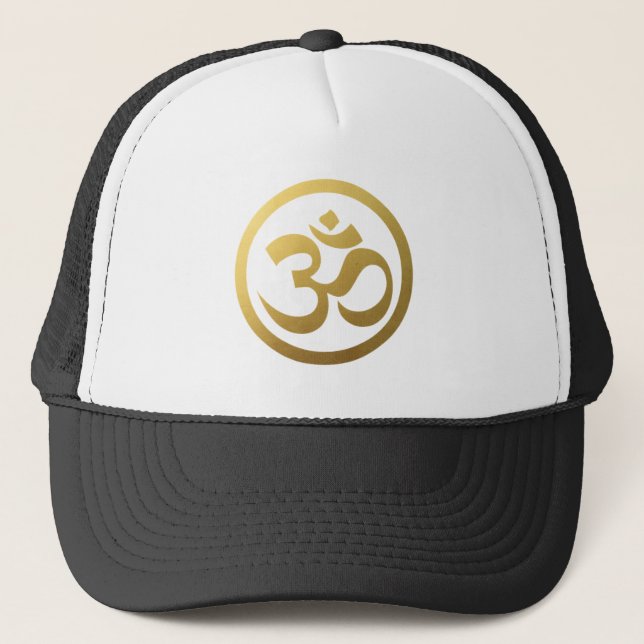 Gold OM Symbol Hat (Front)