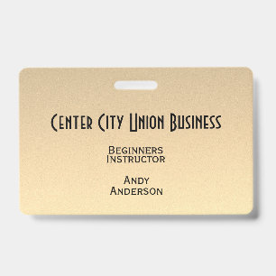 Gold Ombre Badge