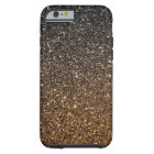 Gold Ombre Faux Glitter