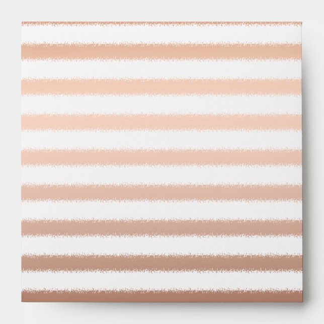 Gold Ombre Stripes Envelopes (Front)