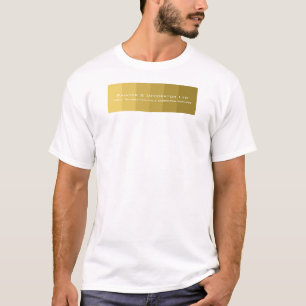 Gold Ombre Stripes, Painter & Decorator Advert T-Shirt