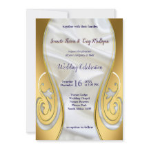 Gold on White Silk with Tropical Splendour