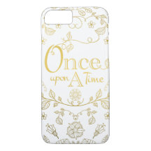 Gold Once Upon A Time Phone Case