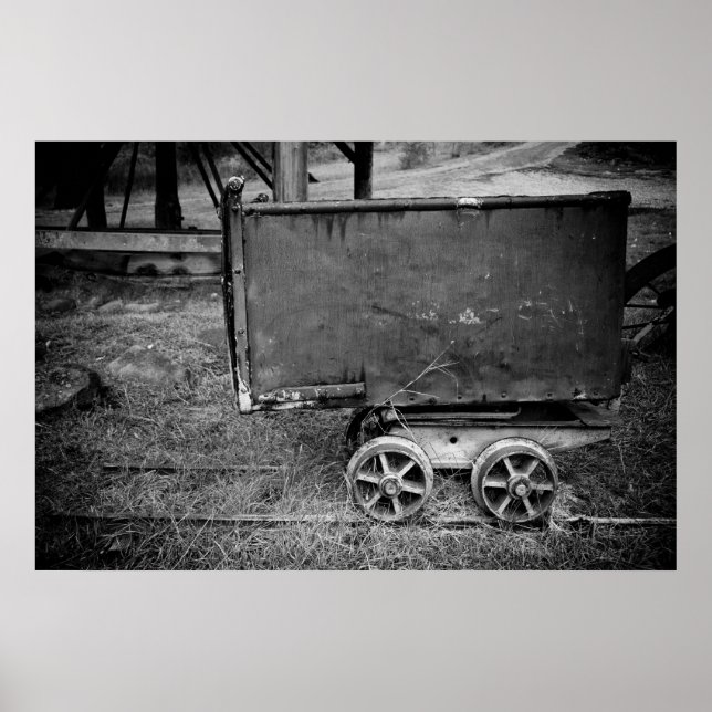 Gold Ore Cart Poster (Front)