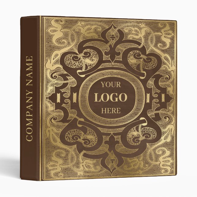 Gold Ornament Binder (Front/Spine)