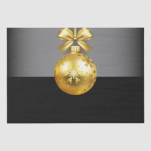 Gold Ornament Holiday Tissue Paper