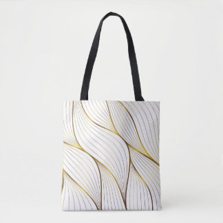Gold ornament leaf  tote bag