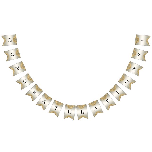 Gold Ornate Bunting Flag (All)