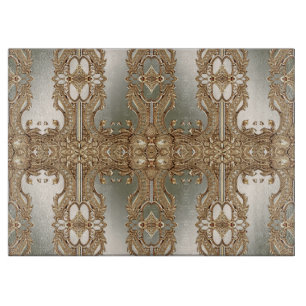 Gold Ornate Cutting Board