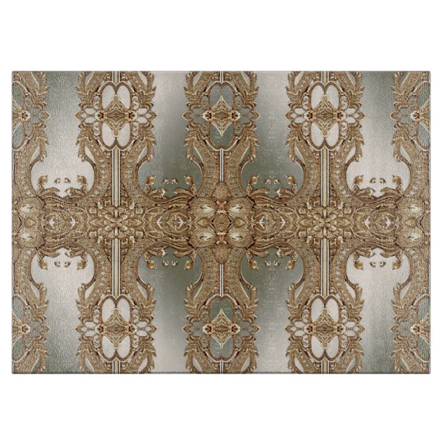 Gold Ornate Cutting Board (Front)