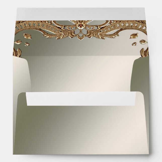 Gold Ornate Envelope (Back (Bottom))