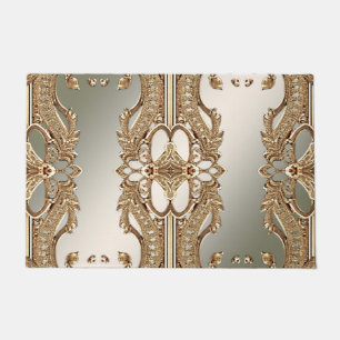 Gold Ornate Frame Doormat
