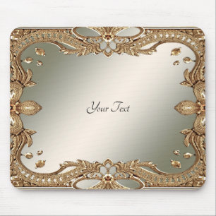 Gold Ornate Frame Mousepad