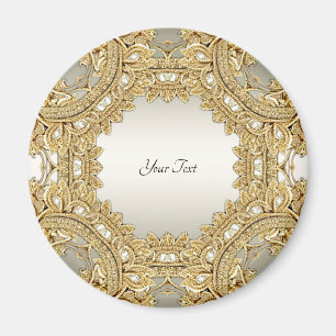 Gold Ornate Magnet