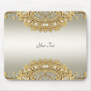 Gold Ornate Mousepad