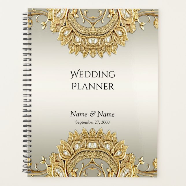Gold Ornate Planner (Front)