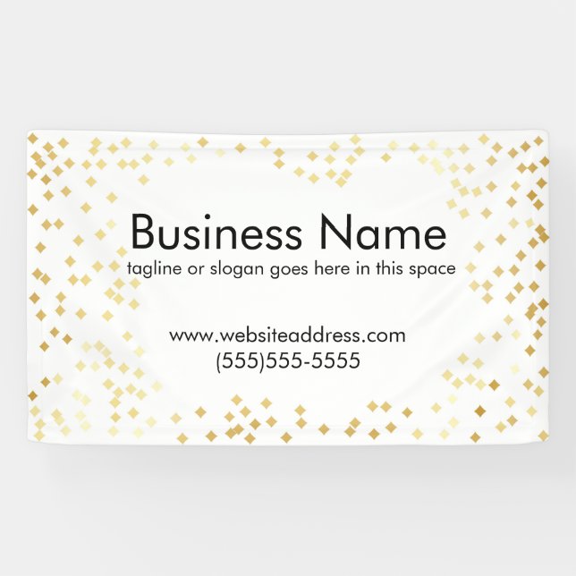 Gold Outdoor Banner - Craft Show Banner (Horizontal)