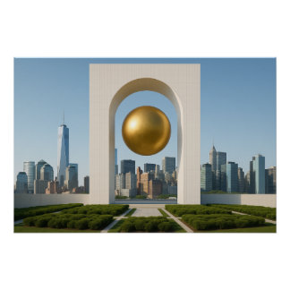 Gold Overarched Poster