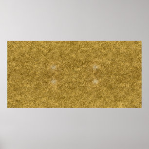 Gold Paint Design: Luxurious and Artistic Metallic Poster