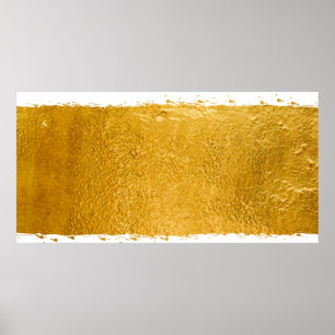Gold Paint Design: Luxurious and Artistic Metallic Poster