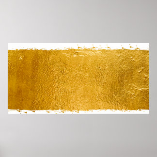 Gold Paint Design: Luxurious and Artistic Metallic Poster