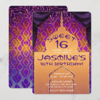 Gold Palace Arabian Nights Sweet 16 Birthday
