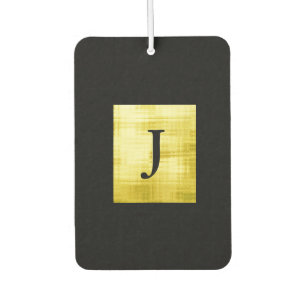 Gold Panelled Black-II Air Freshener