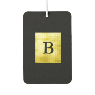 Gold Panelled Black-II Air Freshener