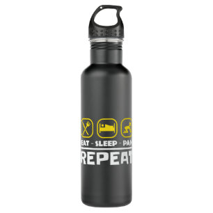 Gold panning prospecting East Sleep Pan Repeat 710 Ml Water Bottle