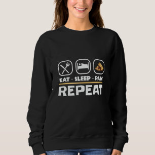Gold panning prospecting East Sleep Pan Repeat Sweatshirt