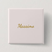 Gold & Pastel Colour Calligraphy Elegant Plain Nam