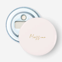Gold & Pastel Colour Calligraphy Elegant Plain Nam