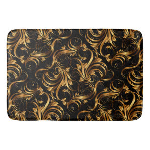 Gold Pattern 2 Bath Mats