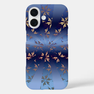 Gold Pattern Sun Burst iPhone 16 Case
